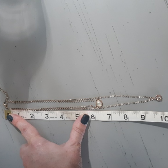 Girl's Flower & Rhinestone Necklace - Picture 8 of 10